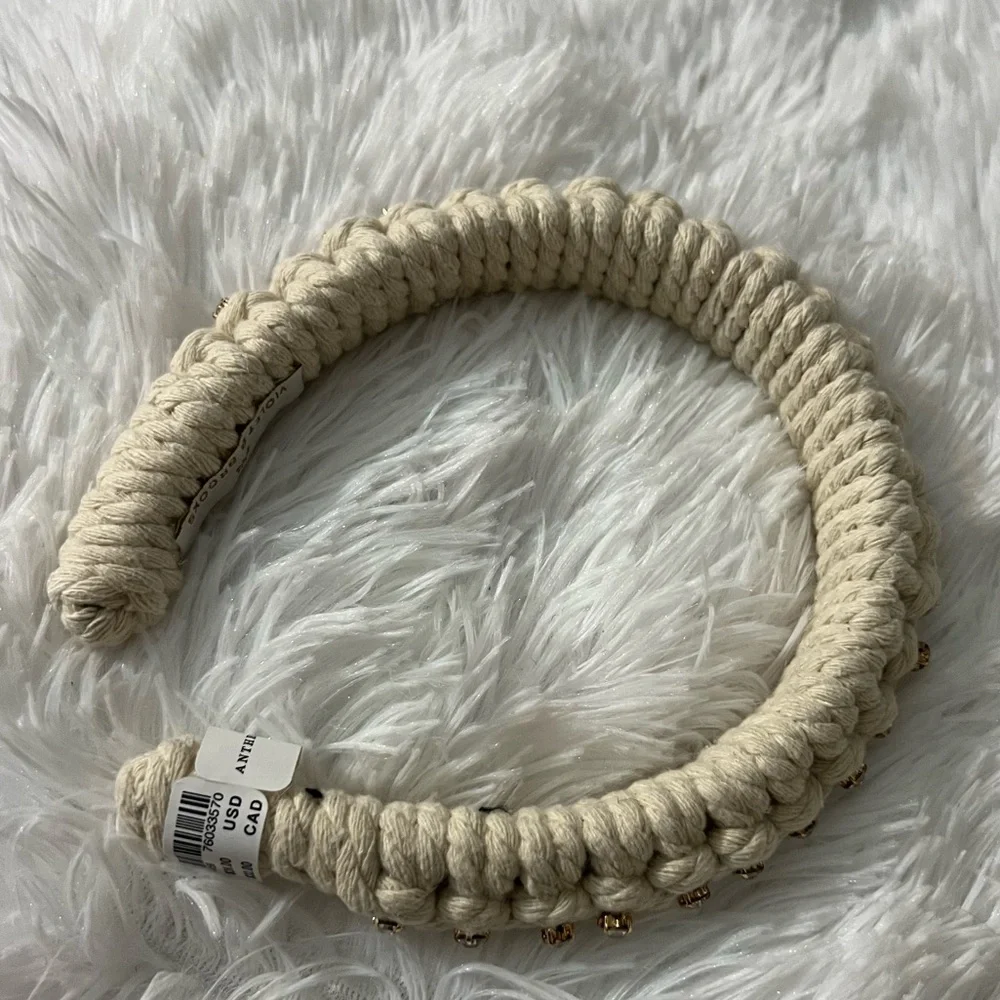 Violet & Brooks Crystal Rope Headband